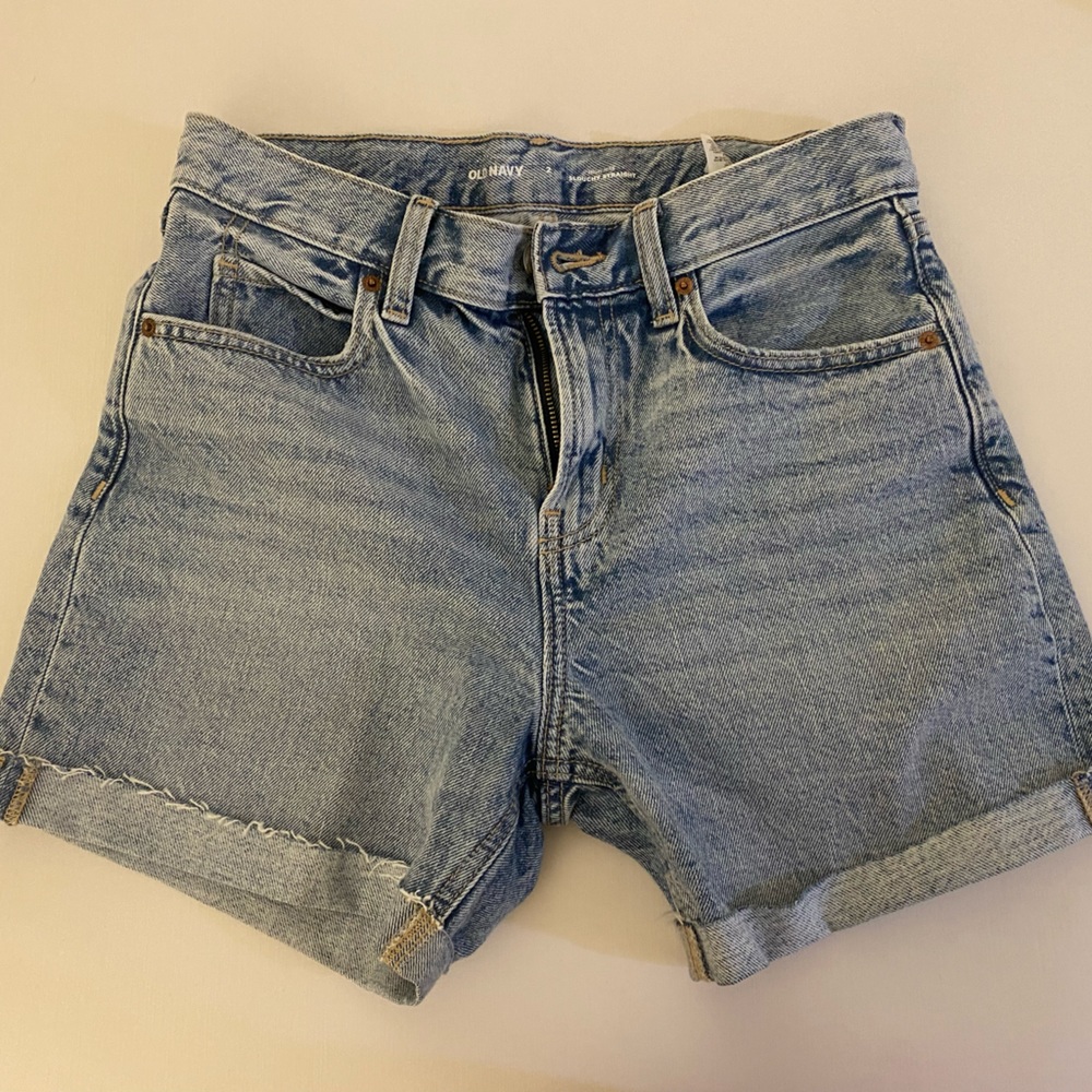 Size 2 Old Navy Jean Shorts 5” Inseam A-Line Style